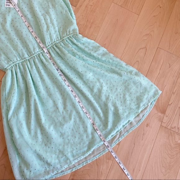 h&m summer casual party dress mint green girls S - Picture 6 of 7